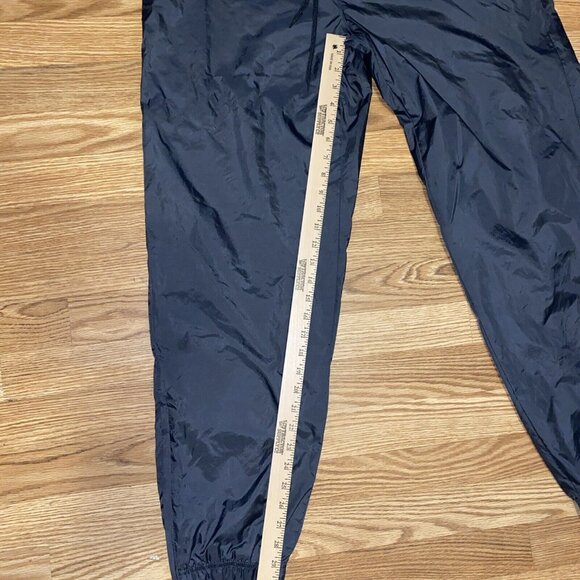 Vtg Wilson Nylon Men Sz L Basketball Ankle Zipper Pants Adjustable Windbreaker - Picture 6 of 13